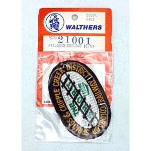 NOS Walthers Colorado Springs & Cripple Creek Short Line Railroad Patch